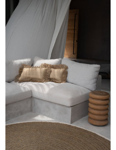 Housse de coussin en jute naturelle - 30x50 2