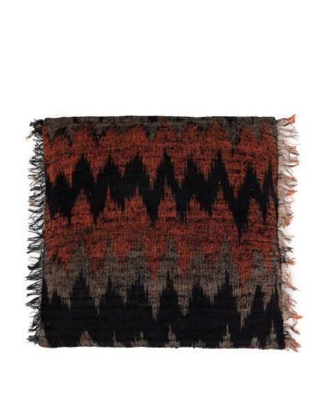 Housse de coussin De Oh My Gee - Noir Orange - 60x60