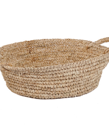 De Raffia Mand - Naturel - M