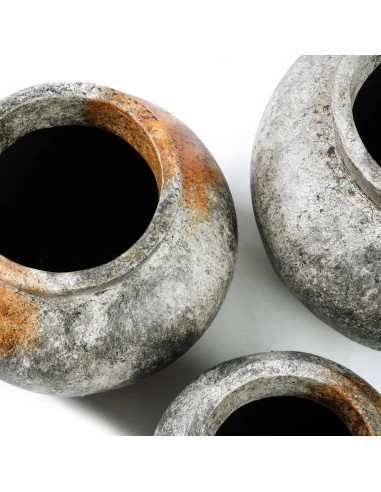 Vase Funky - Gris Antique - M