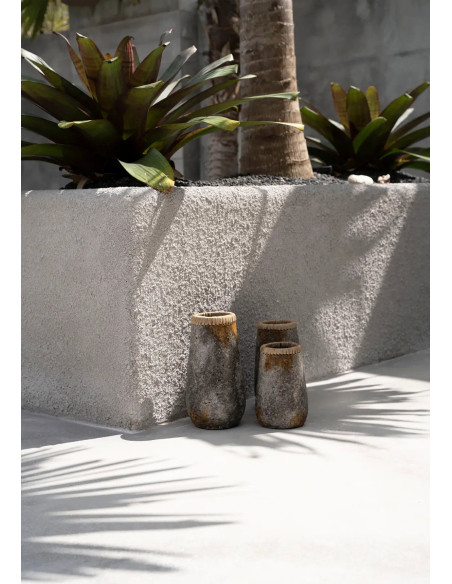 Vase Sneaky - Gris Antique - L