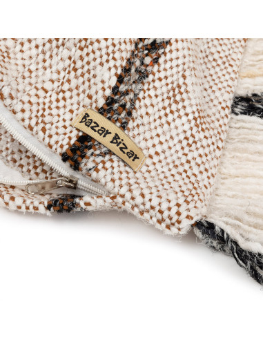 Housse de coussin Oh My Gee - Bohémien Blanc - 40x40