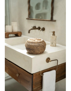 Le Panier Colonial Peek-a-Boo - Naturel Marron - S 2