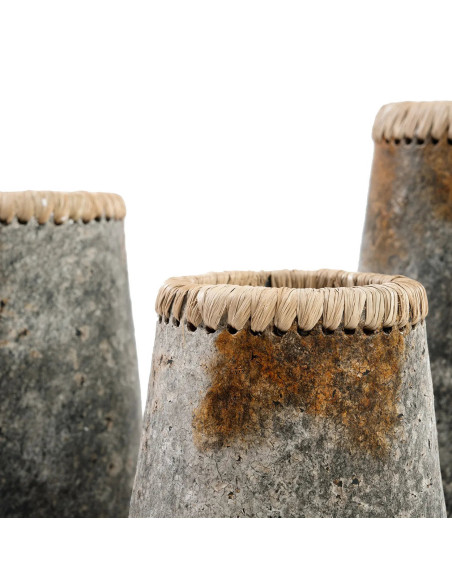 Vase Sneaky - Antique Gris - M
