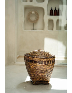 Le Panier Colonial Storage - Naturel Marron - L 2