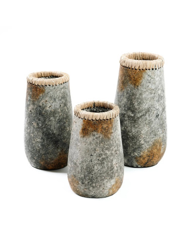 Vase Sneaky - Antique Gris - M