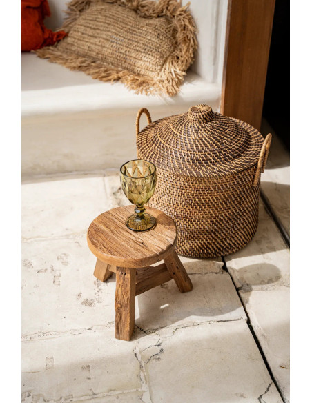 Panier colonial - Marron naturel Panier colonial - Marron naturel