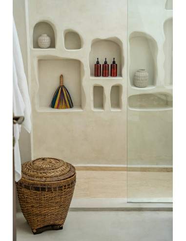 Le Panier Colonial Storage - Naturel Marron - M