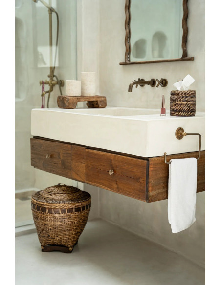 Le Panier Colonial Storage - Naturel Marron - L Le Panier Colonial Storage - Naturel Marron - L