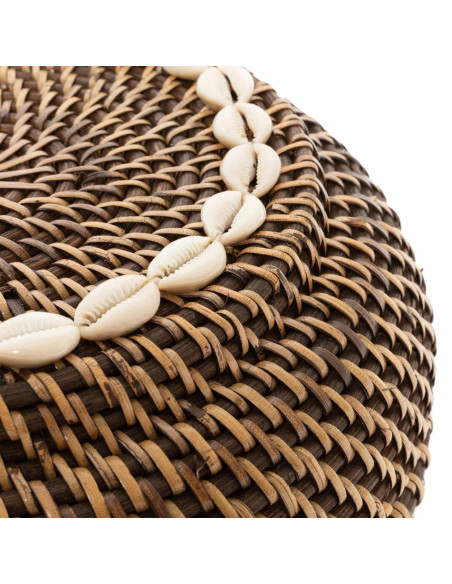 Le Panier Colonial Peek-a-Boo - Naturel Marron - M Le Panier Colonial Peek-a-Boo - Naturel Marron - M