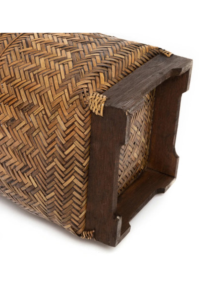 Poubelle de salle de bain - Marron naturel Poubelle de salle de bain - Marron naturel