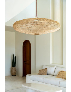 Abat-jour macaron - Naturel - XL 2