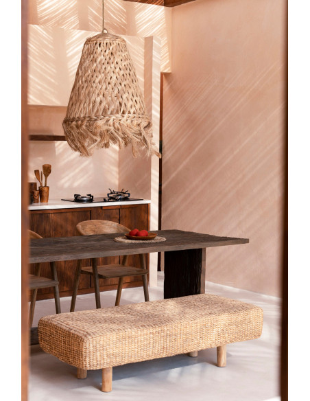 Le banc de jacinthe d'eau