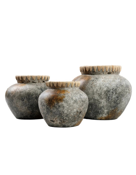 Vase Styly - Gris Antique - L