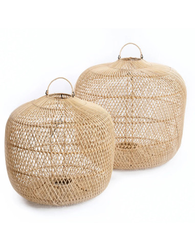 Abat-jour Batu Bolong - Naturel - L