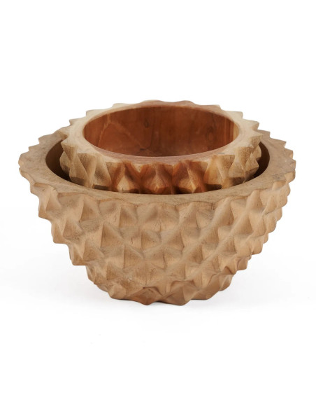 Le bol en racine de teck - MBazar Bizar
