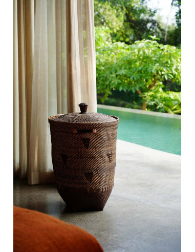 Le panier à linge Colonial - Marron naturel - XL