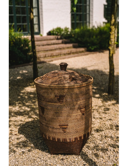 Le panier à linge Colonial - Marron naturel - XL Le panier à linge Colonial - Marron naturel - XL