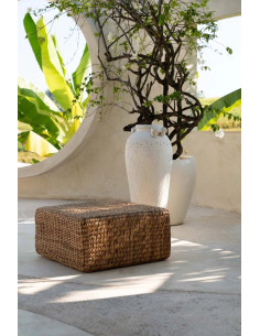 Pouf jacinthe - Naturel - M 2