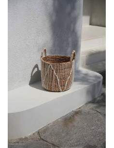 Point de macramé droit - Naturel Blanc - L 2