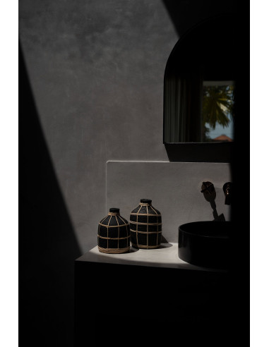 Vase Whoopy - Noir Naturel - M