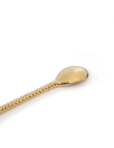 La Cuillère longue Palmier - Or