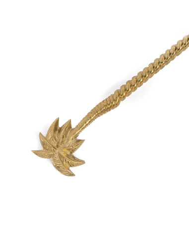 La Cuillère longue Palmier - Or