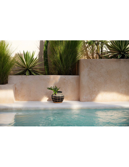 Vase Belly - Noir Naturel - S