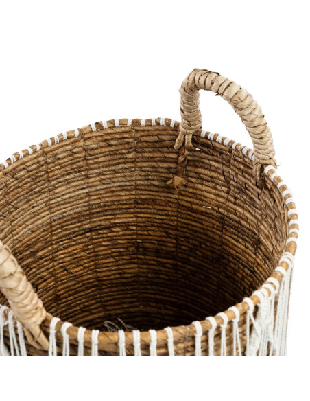 Point de macramé droit - Naturel Blanc - L