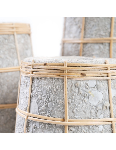 Vase Cutie  - Béton Naturel - L