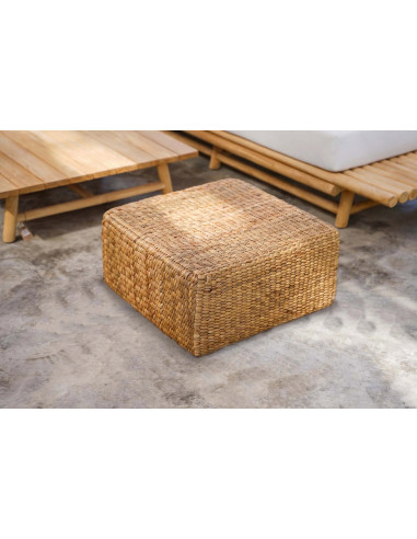 Pouf jacinthe - Naturel - M