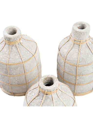 Vase Whoopy  - Béton Gris Naturel - M