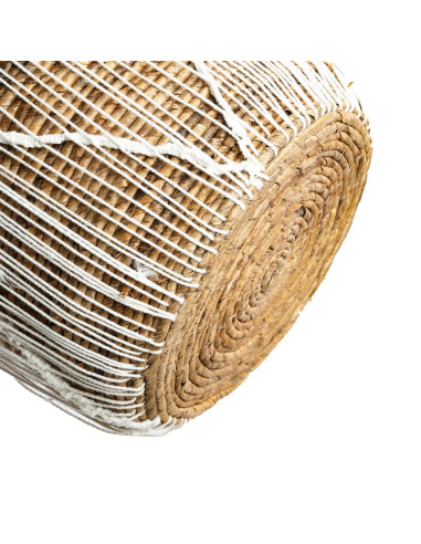 Point de macramé droit - Naturel Blanc - L