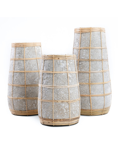 Vase Cutie  - Béton Naturel - L