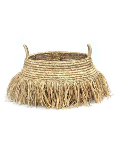 De Raffia Deluxe Mand - Naturel - L