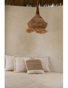 La lampe suspendue Hippy Tipi - Naturel - L 2