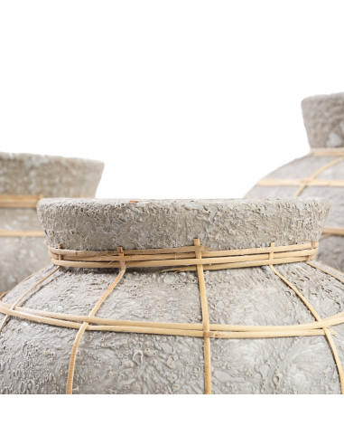 Vase Belly - Beton Naturel - S