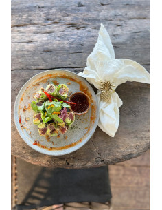 Le porte-serviettes Ananas - Or 2