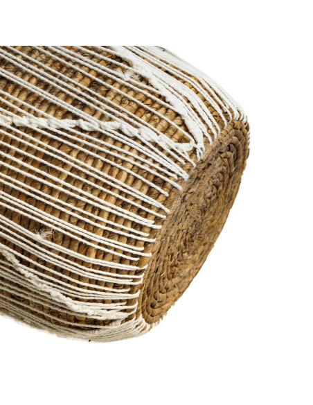 Panier macramé droit - Naturel Blanc - S Panier macramé droit - Naturel Blanc - S