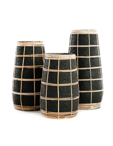 Vase Cutie - Noir Naturel - S