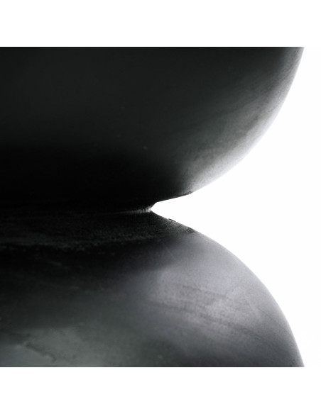 Tabouret/Table d'appoint De Karbun Kruk - Noir Naturel Tabouret/Table d'appoint De Karbun Kruk - Noir Naturel