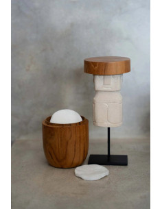 Le pot en racine de teck bas - MBazar Bizar 2