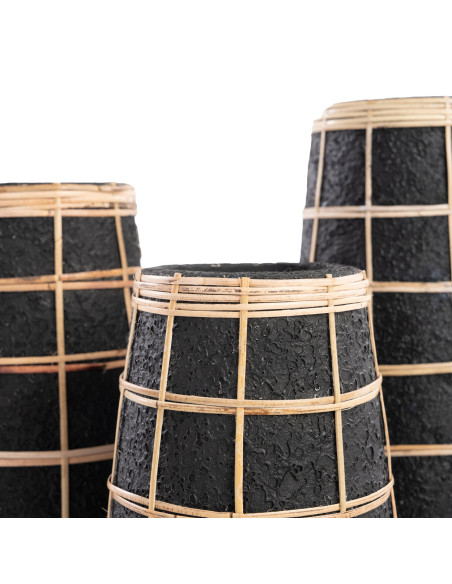 Vase Cutie - Noir Naturel - S