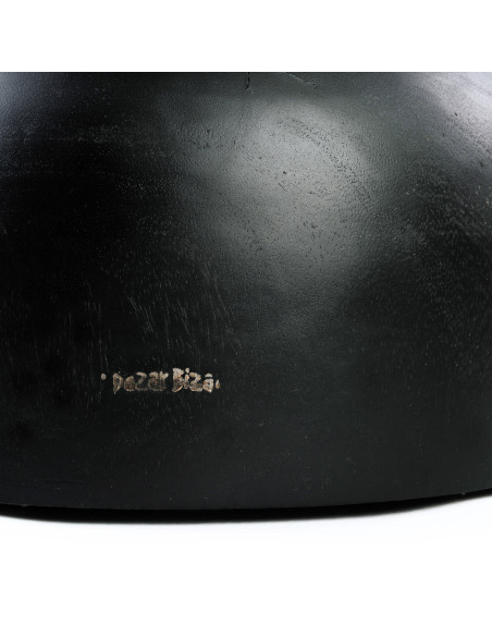 Tabouret/Table d'appoint De Karbun Kruk - Noir Naturel Tabouret/Table d'appoint De Karbun Kruk - Noir Naturel