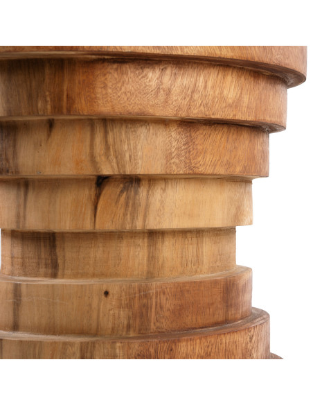 Tabouret/Table d'appoint Mazu - Naturel