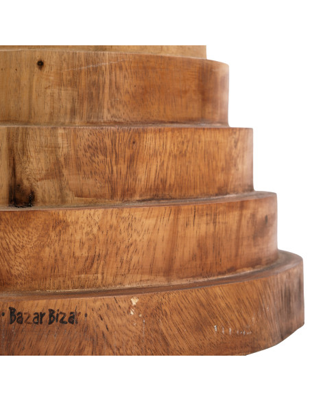 Tabouret/Table d'appoint Mazu - Naturel