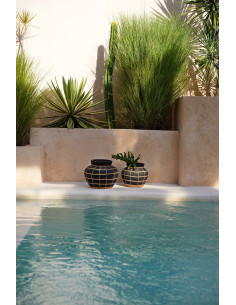 Vase Belly - Noir Naturel - L 2