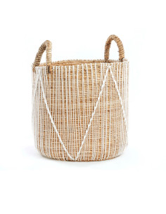 Point de macramé droit - Naturel Blanc - M