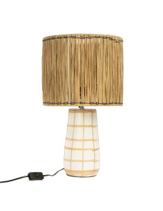 Lampe de table Molokai - Blanc Naturel