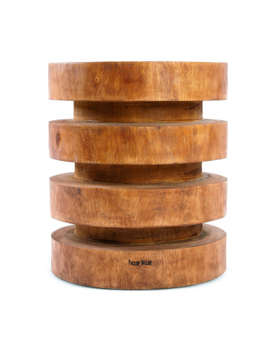 Tabouret/Table d'appoint Massaka - Naturel